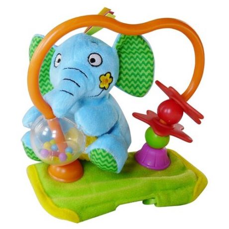 Подвесная игрушка Biba Toys Слоненок (BR499) голубой/зеленый