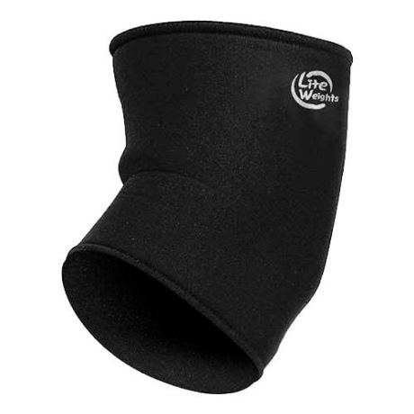 Защита локтя Lite Weights 5151NS, р. M (23 - 26 см), черный