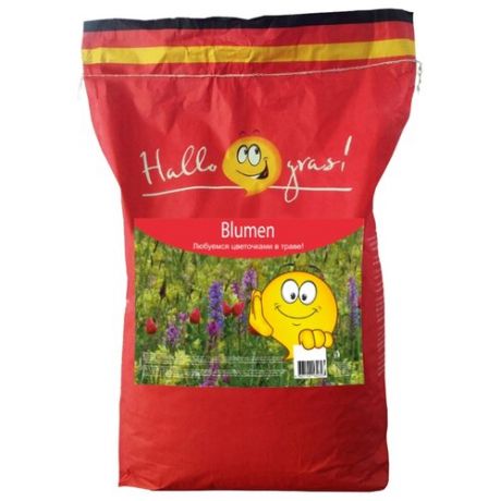 Смесь семян для газона Hallo Gras! Blumen, 7 кг