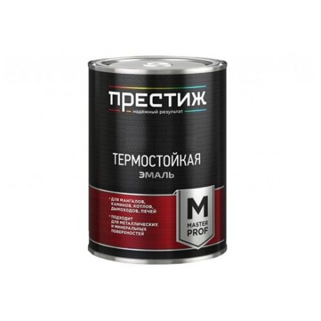 Эмаль алкидная (А) ПРЕСТИЖ термостойкая белый 0.8 л