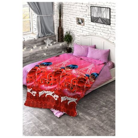 Покрывало Непоседа Lady Bug (544481), 145 х 200 см, красный