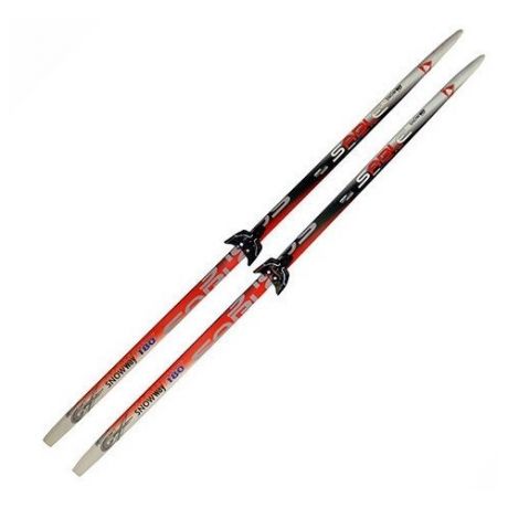 Беговые лыжи STC Sable Snowway с креплениями красный/серый 150 см