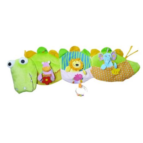 Подвесная игрушка Biba Toys Мои друзья из джунглей (JF664) салатовый/желтый