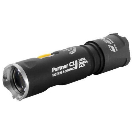 Тактический фонарь ArmyTek Partner C1 Pro v3 XP-L (тёплый свет) черный