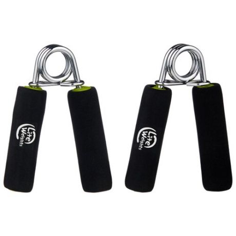 Эспандер кистевой 2 шт. Lite Weights RJ0201F 12.5 х 9 см черный