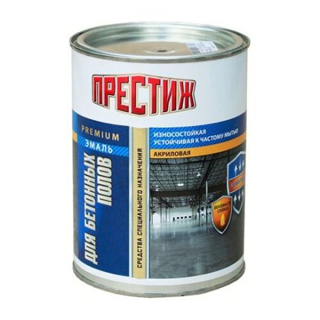 Эмаль акриловая (АК) ПРЕСТИЖ для бетонных полов серый