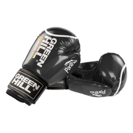 Боксерские перчатки Green hill Panther (BGP-2098) черный 12 oz