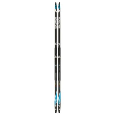 Беговые лыжи Salomon R 6 Combi + PLK Pro Combi с креплениями синий/черный 2019-2020 188 см