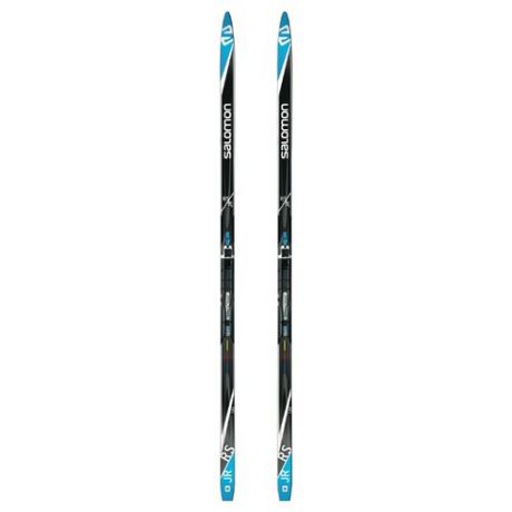 Беговые лыжи Salomon RS JUNIOR + PLK Race JR с креплениями черный/синий 2020-2021 151 см