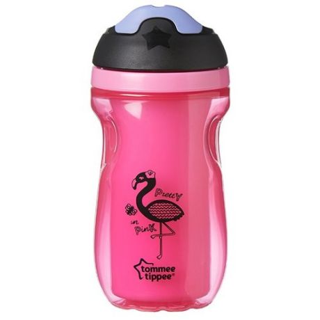 Термочашка Tommee Tippee Explora с мягким носиком, 260 мл розовый