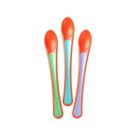 Набор термоложек Tommee Tippee 44661041 оранжевый/зеленый