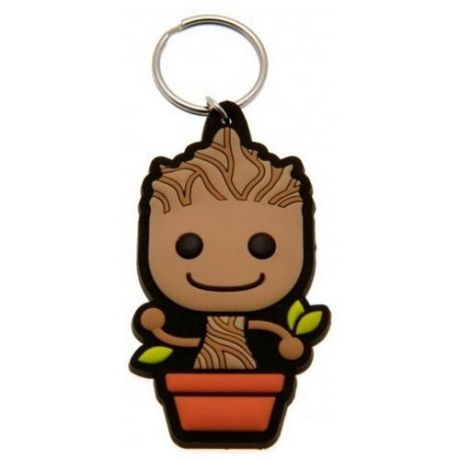 Брелок Pyramid International Guardians Of The Galaxy: Baby Groot, черный/коричневый