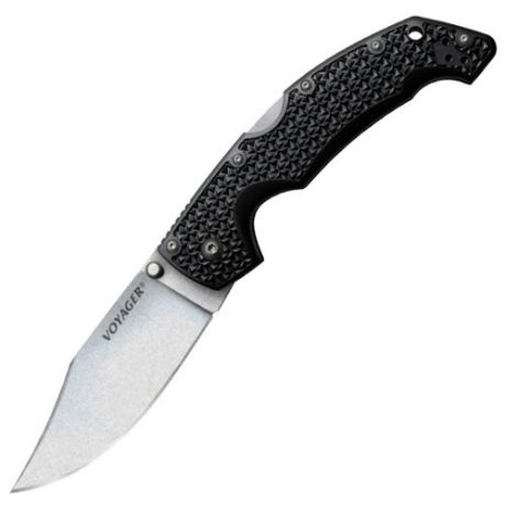 Нож складной Cold Steel Voyager Large Clip Point Plain Edge (29AC) черный