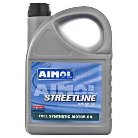 Синтетическое моторное масло Aimol Streetline 5W-40 4 л