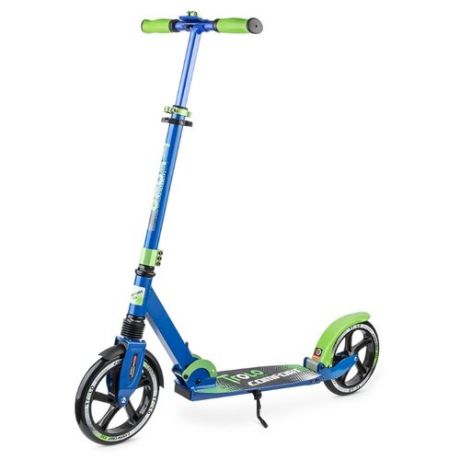 Городской самокат Trolo COMFORT 230, синий/зеленый