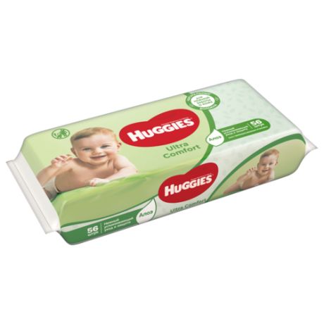 Влажные салфетки Huggies Ultra Comfort, 56 шт.