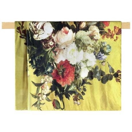 Плед Arya Garden 130 х 160 см, желтый/красный/белый