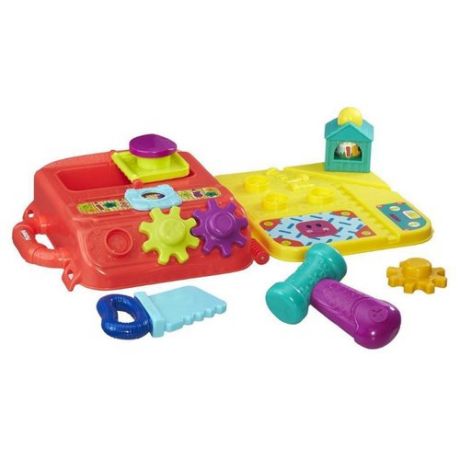 Развивающая игрушка Playskool Возьми с собой. Моя первая мастерская красный/желтый