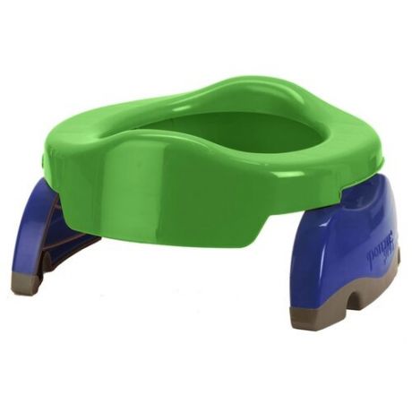 Potette Plus горшок 2 in 1 Potette plus + 10 сменных пакетов зеленый/синий