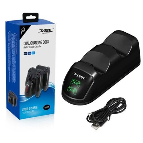 Dobe Зарядная станция для геймпадов Sony Dualshock 4 (TP4-889) черный 2