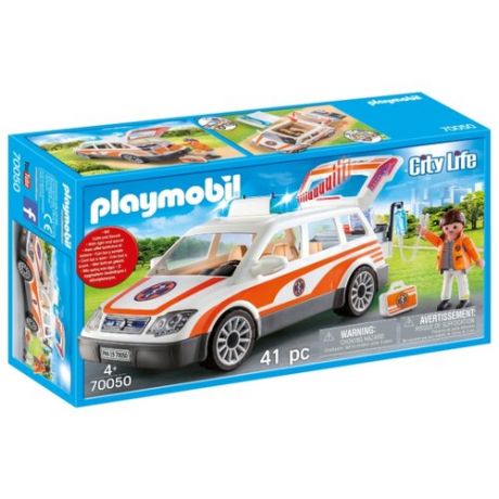 Конструктор Playmobil City Life 70050 Аварийный автомобиль с сиреной