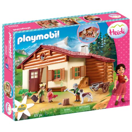 Конструктор Playmobil Heidi 70253 Хайди в Альпийской хижине