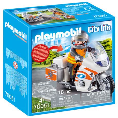 Конструктор Playmobil City Life 70051 Мотоцикл