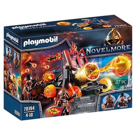 Конструктор Playmobil Novelmore 70394 Лавовая катапульта