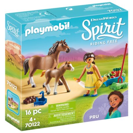Конструктор Playmobil Spirit Riding Free 70122 Пру с лошадью и жеребенком