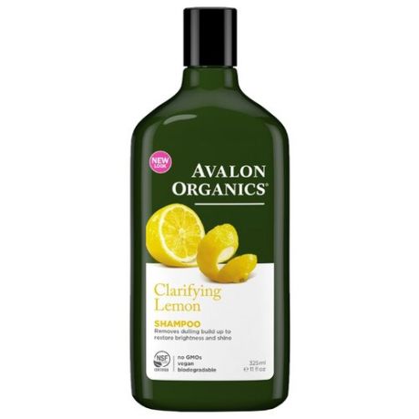 Avalon Organics шампунь Lemon Clarifying, 325 мл