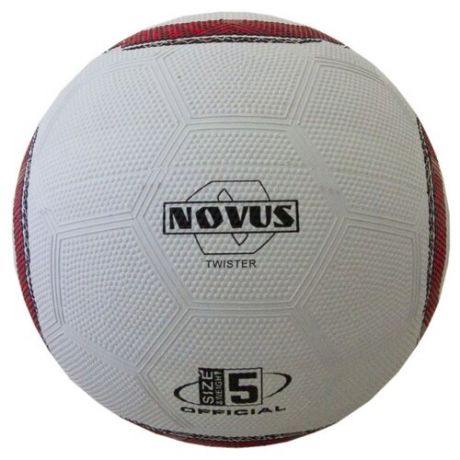 Футбольный мяч Novus TWISTER белый/красный/черный 5