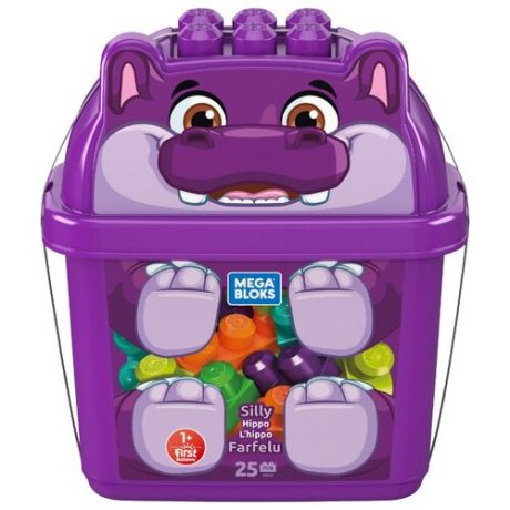 Конструктор Mega Bloks First Builders GRV21 Животные Гиппопотам