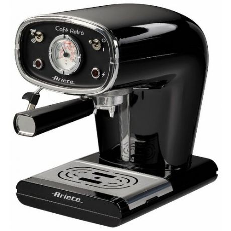 Кофеварка рожковая Ariete 1388 Retro, черный