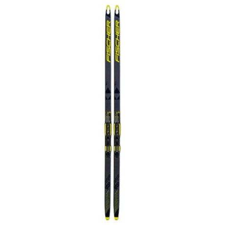 Беговые лыжи Fischer Carbonlite Skate Jr IFP без креплений black/yellow 2019-2020 141 см