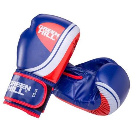 Боксерские перчатки Green hill Knockout (BGK-2266) синий 12 oz
