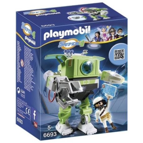Конструктор Playmobil Super 4 6693 Робот Клеано