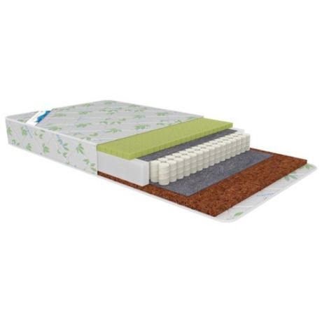 Матрас детский Афалина Анатомик Lux Aloe Vera2 60x120 пружинный белый