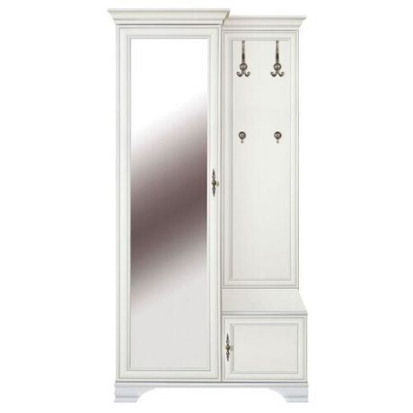 Комплект для прихожей Black Red White Кентаки PPK110L, цвет: белый
