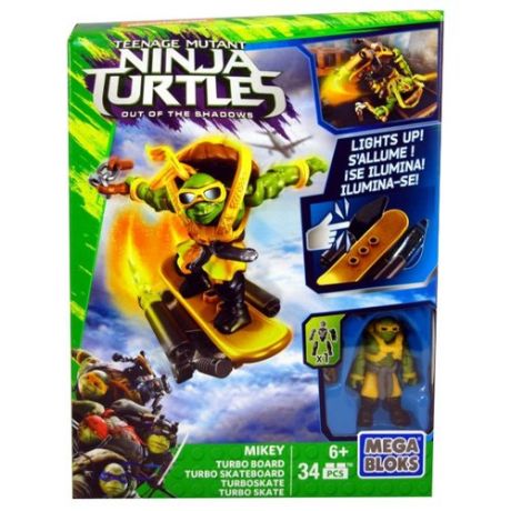 Конструктор Mega Bloks Teenage Mutant Ninja Turtles DPF76 Турбо-доска