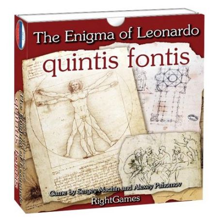 Настольная игра Правильные игры Загадка Леонардо. Quintis Fontis