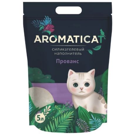 Впитывающий наполнитель AromatiCat Силикагелевый Прованс 5 л