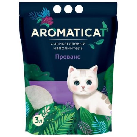 Впитывающий наполнитель AromatiCat силикагелевый Прованс, 3 л