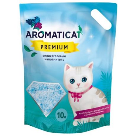 Впитывающий наполнитель AromatiCat Силикагелевый Premium 10 л