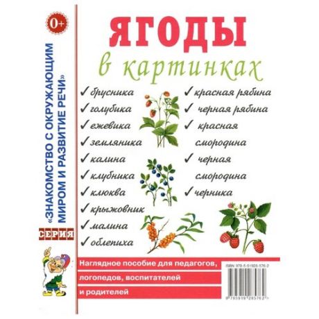 Кулакова Н. "Знакомство с окружающим миром и развитие речи. Ягоды в картинках"
