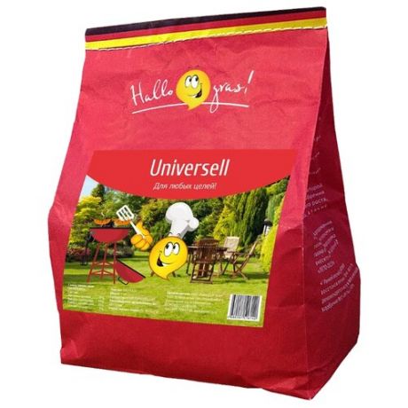 Смесь семян для газона Hallo Gras! Universell, 1 кг