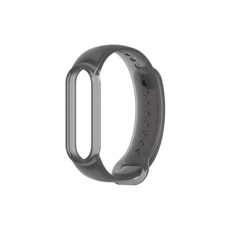 Сменный ремешок Red Line для Mi Smart Band 5 Transparent (черный)