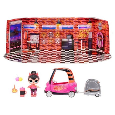 L.O.L. Surprise 572619 Игровой набор с куклой - автомобиль с прицепом