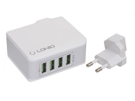 Зарядное устройство Ldnio A4403 4xUSB 4.4A 22W White