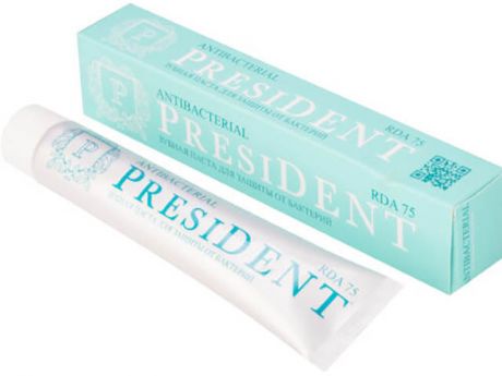 Зубная паста President Antibacterial 75ml 11076