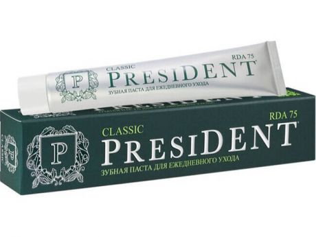 Зубная паста President Classic 75ml 110277